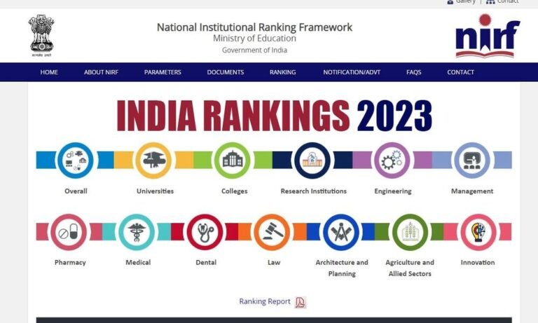NIRF Ranking 2023 NIRF Ranking 2023