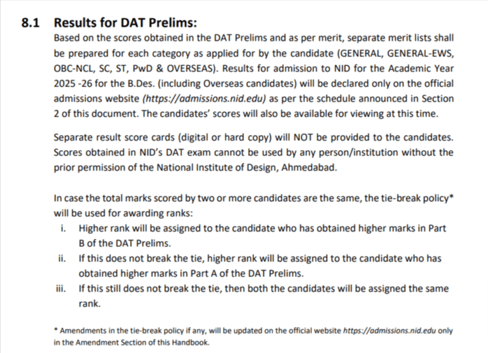 NID DAT Result 2026: DATE, Download Link, Recheck Window, Qualifying ...