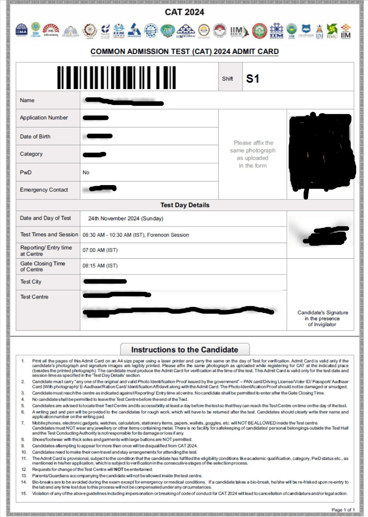 CAT Admit Card 2025 - Download Link, What to Check, Fixing Discrepancy ...